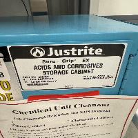 Justrite Sure-Grip EX Acids And Corrosives Storage Cabinet image 0